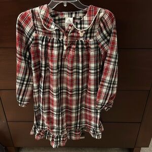 NWOT- Disney girls plaid nightgown
